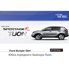 tuon front bumper skirt kia sportage r 2009-15